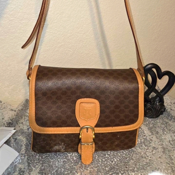 Celine Macadam Vintage Crossbody/shoulder Bag - Picture 1 of 11